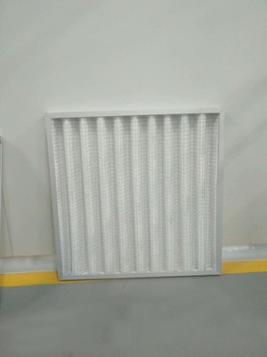 德州精久净化厂家直供G4折叠板式初效空气过滤器